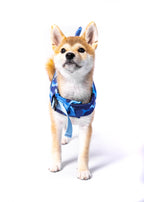 The Doggo'Float Dog Life Jacket By Doggos Wear In Blue Camo Safety Vest