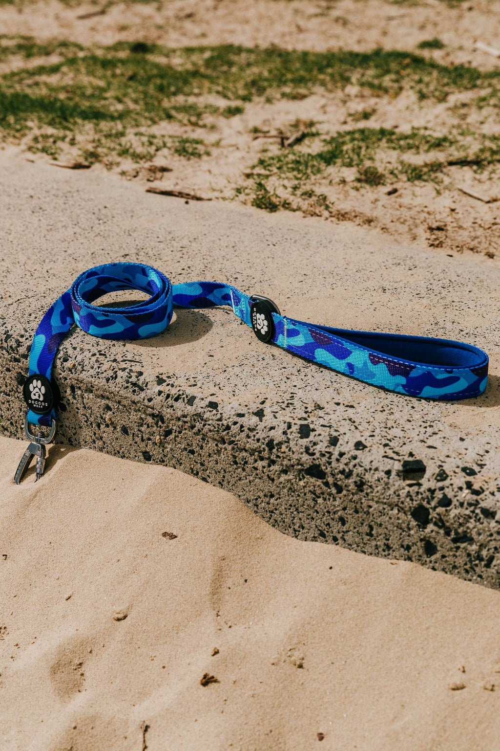 The Blue Camo Dog Leash By Doggos Wear