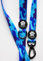 The Blue Camo Dog Leash By Doggos Wear